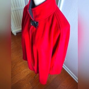 Vintage Fleece Red Cape